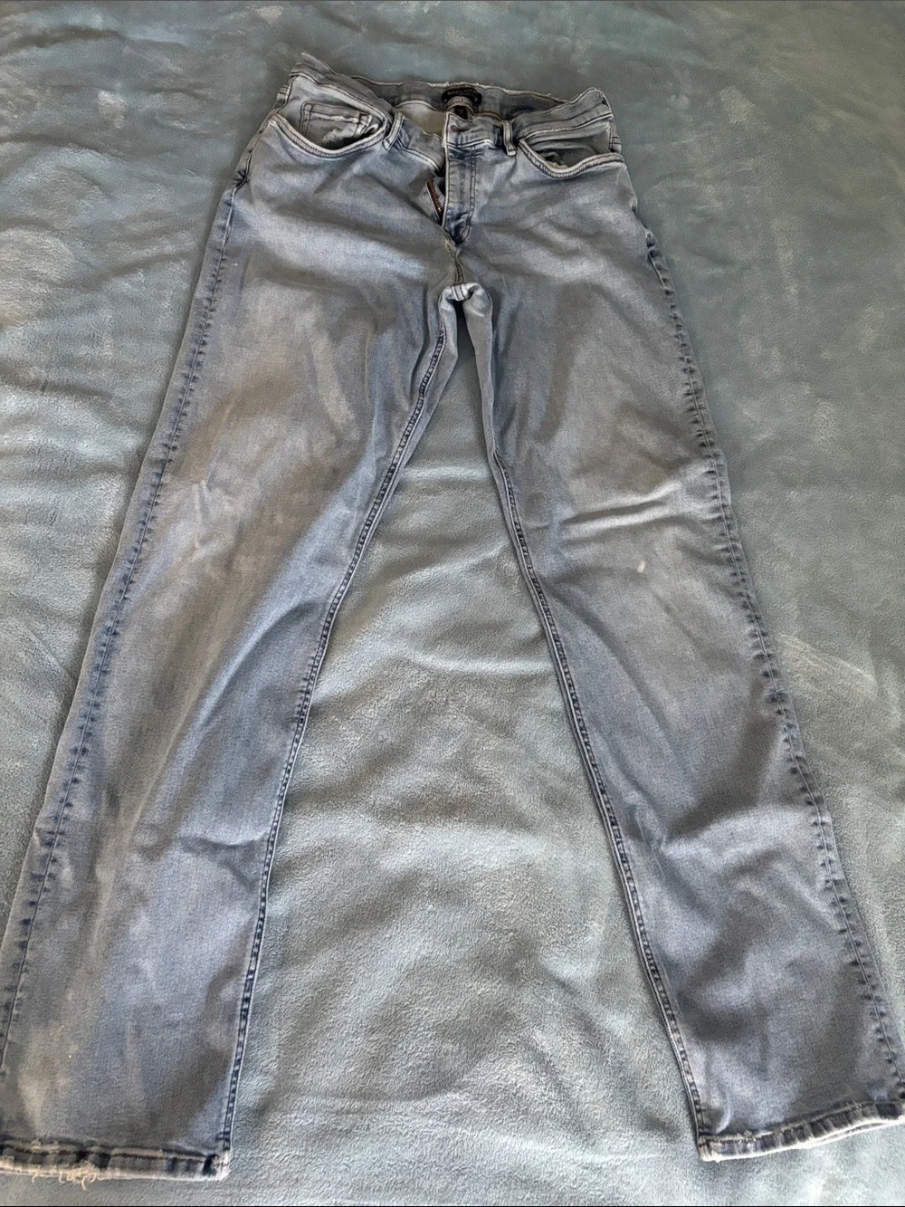 Banana Republic 35x34 Light Blue Men's Straight Jeans
